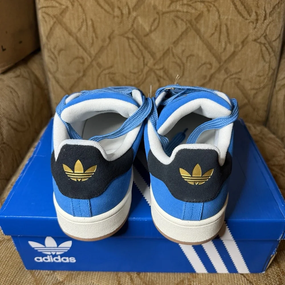 adidas Campus 00s Bright Blue Dark Marine ID2049 Men's Size 12 Sneakers